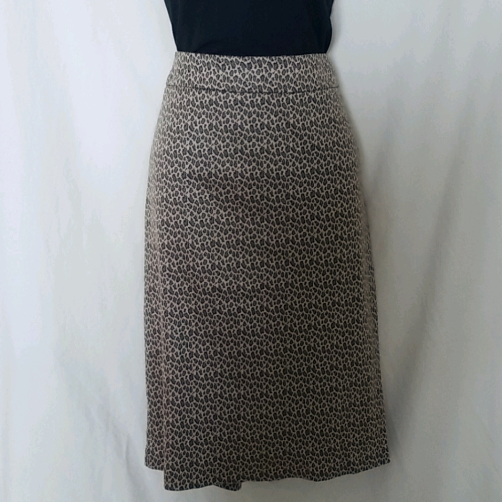 Leopard Print Pencil Skirt